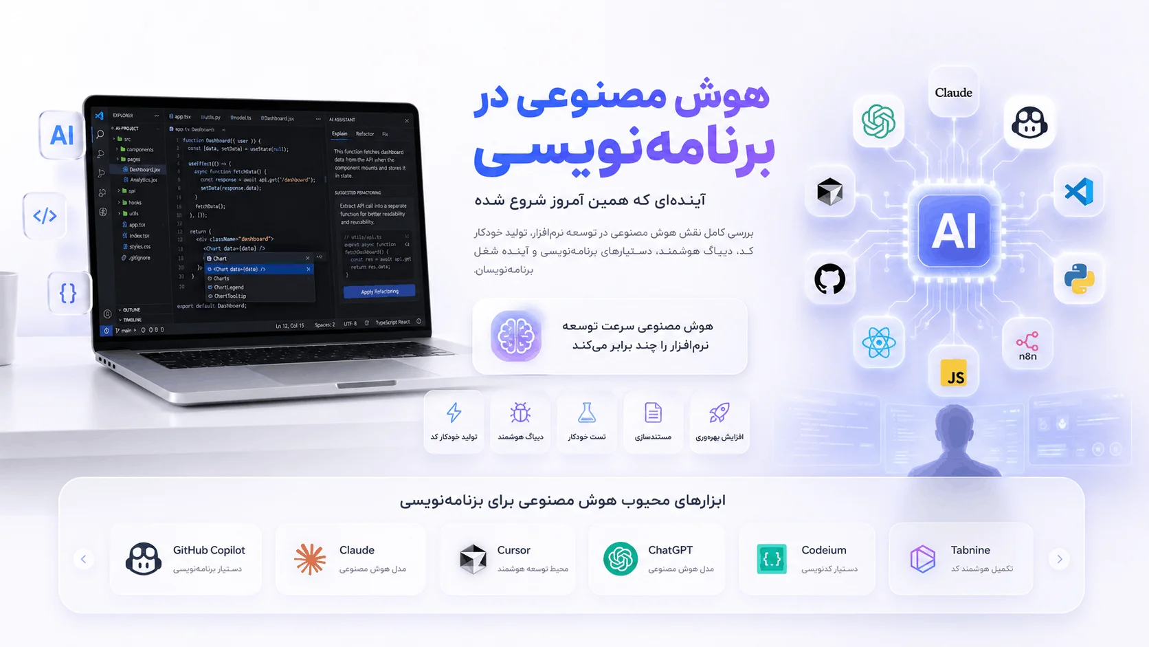 هوش مصنوعی در حوزه برنامه‌نویسی؛ آینده‌ای که همین امروز شروع شده