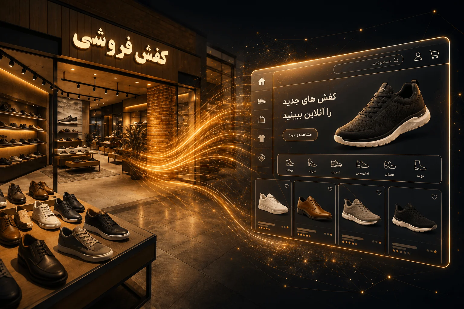 طراحی سایت برای کفش فروشی های کازرون؛ راهی برای افزایش فروش و جذب مشتریان بیشتر | پارس ایران کد